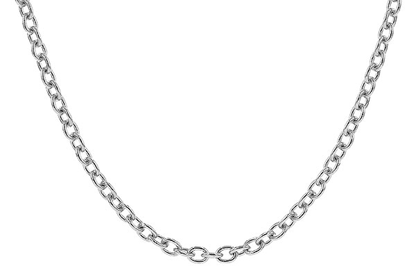 A328-24943: CABLE CHAIN (24IN, 1.3MM, 14KT, LOBSTER CLASP)