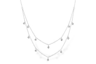 B328-19534: NECKLACE .22 TW (18 INCHES)