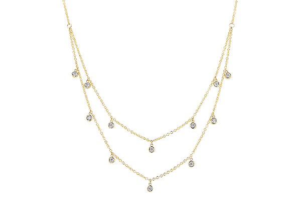 B328-19534: NECKLACE .22 TW (18 INCHES)