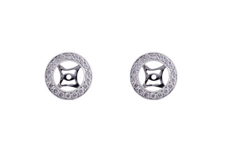 C238-24025: EARRING JACKET .32 TW (FOR 1.50-2.00 CT TW STUDS)
