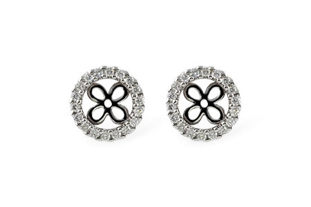 E241-85843: EARRING JACKETS .30 TW (FOR 1.50-2.00 CT TW STUDS)