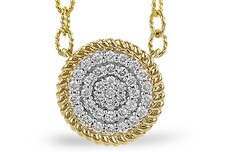 L328-26770: NECKLACE .32 TW (18")