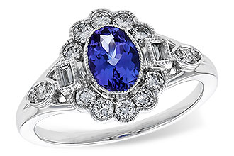 L329-10424: LDS RG .80 TANZANITE 1.20 TGW (7x5MM OV)